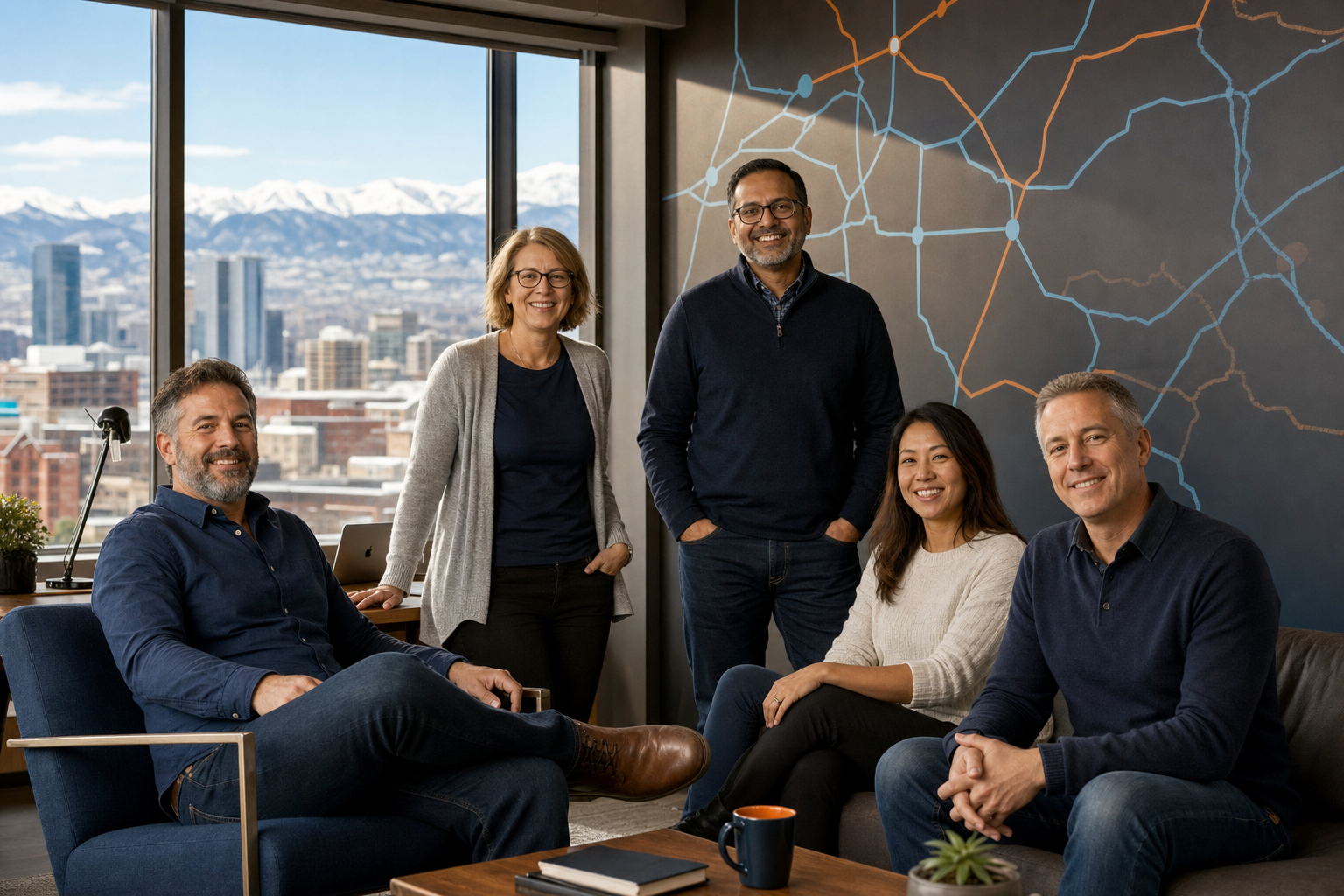 The five-person Ridgeway Access Systems consulting team